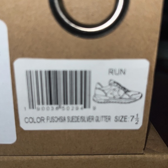 Vintage Havana Run Suede Fashion Sneakers Fuchsia, White & Silver Women’s 7.5 - Picture 11 of 12